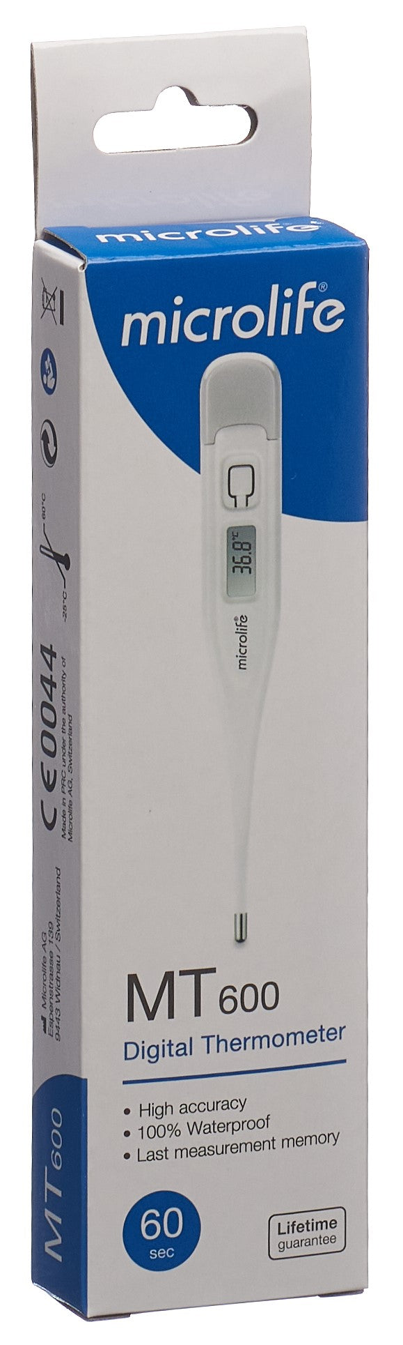 MICROLIFE Thermomètre MT600 Rapide 60 Secondes | Fiable