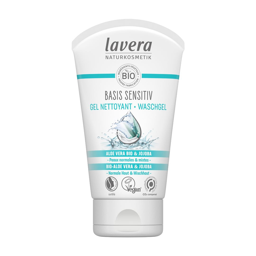 LAVERA Basis Sensitive Gel Nettoyant Doux | 125 ml