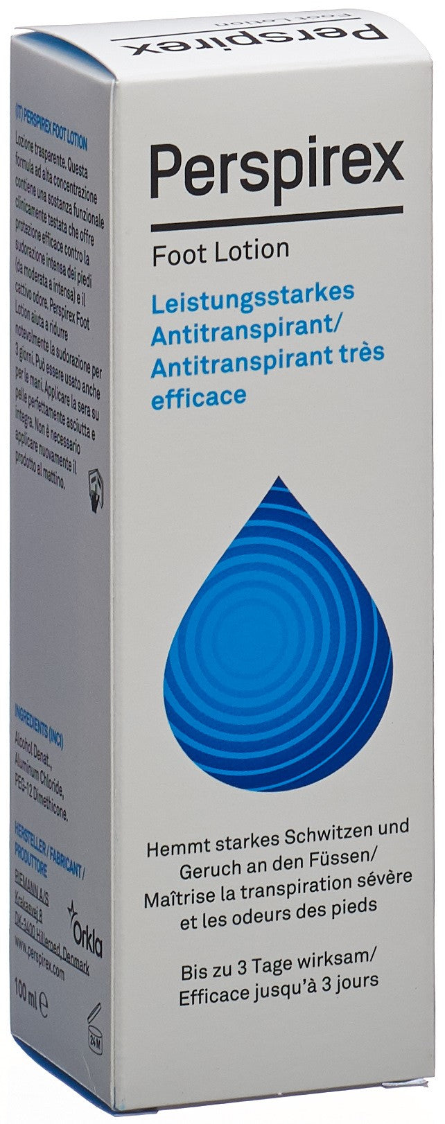 Perspirex Lotion Pieds Anti-transpirant Efficace 100 ml