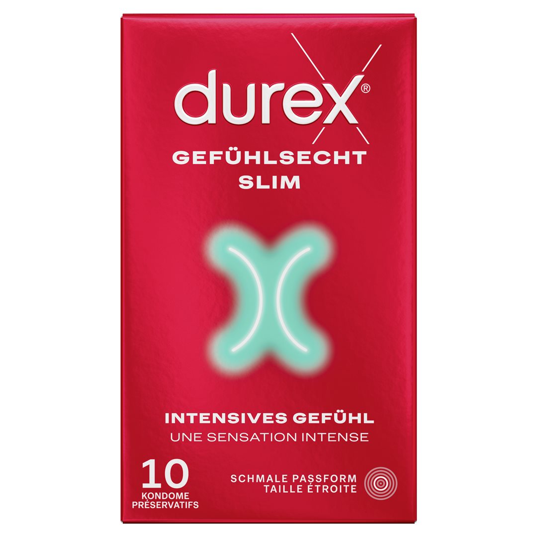 Durex Préservatifs Sensoriel Slim Fit 10 Pièces | Sensation Intense