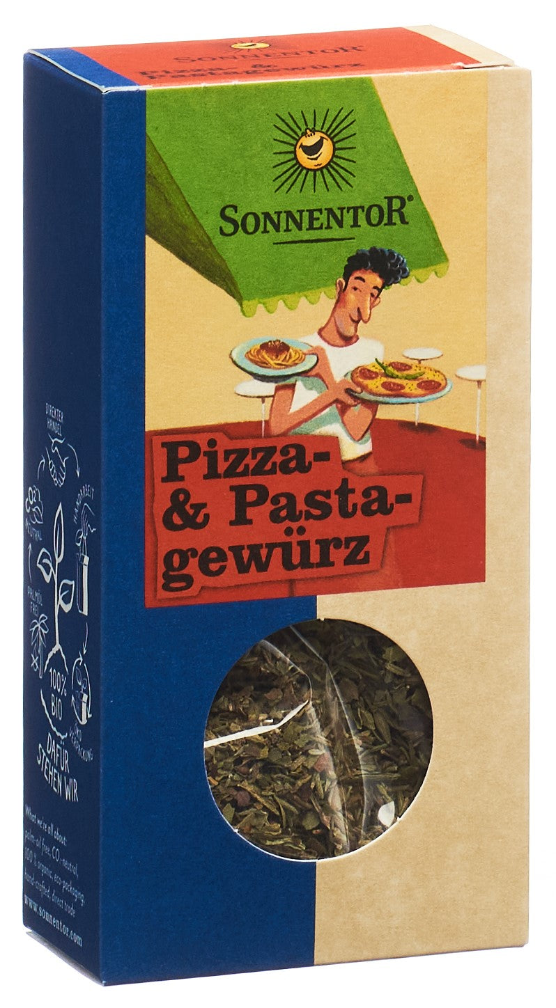 SONNENTOR Mélange Bio pour Pizza &amp; Pâtes 20 g | Saveur Italienne Authentique