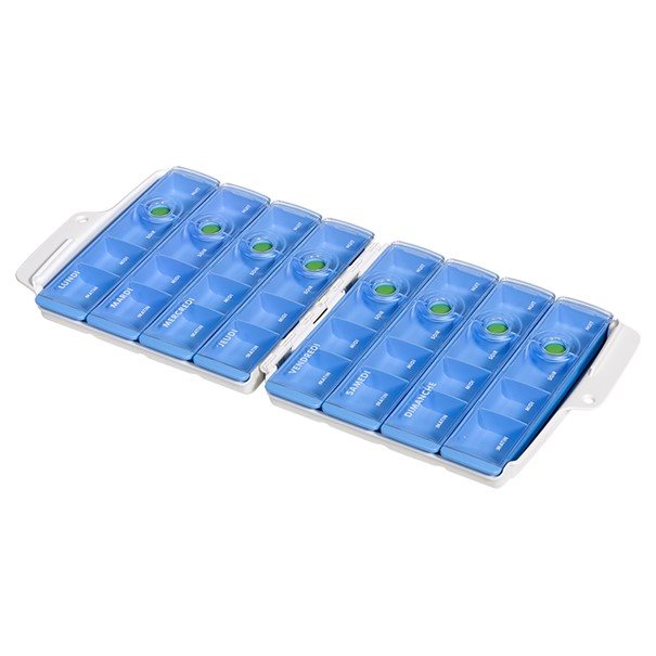 WIBOX Pro pilulier 7 jours 4cases/jour coffret fr
