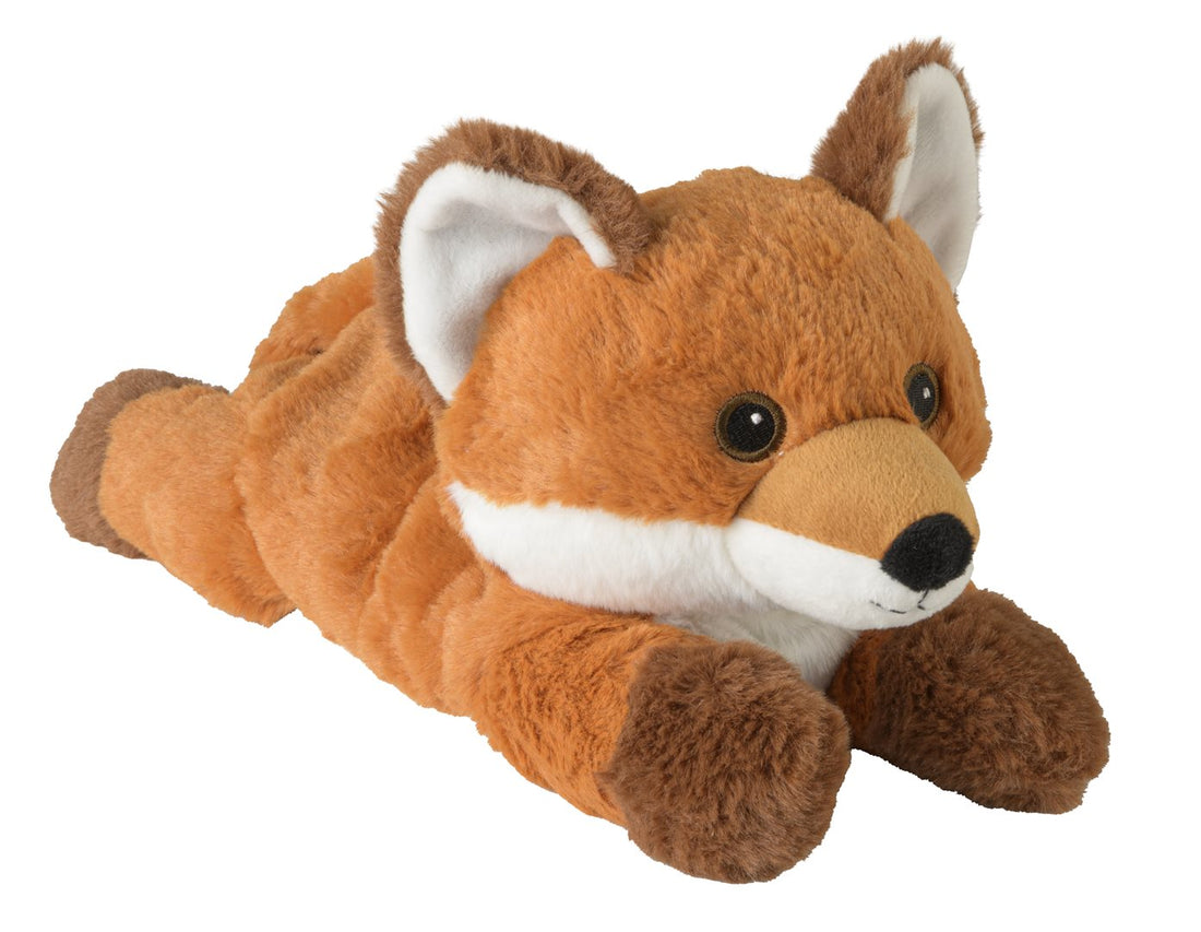 WARMIES Peluche réchauffante renard couché