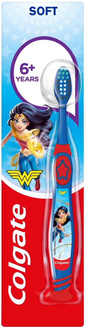 COLGATE Brosse à Dents Enfant 6+ Soin &amp; Protection | Douce