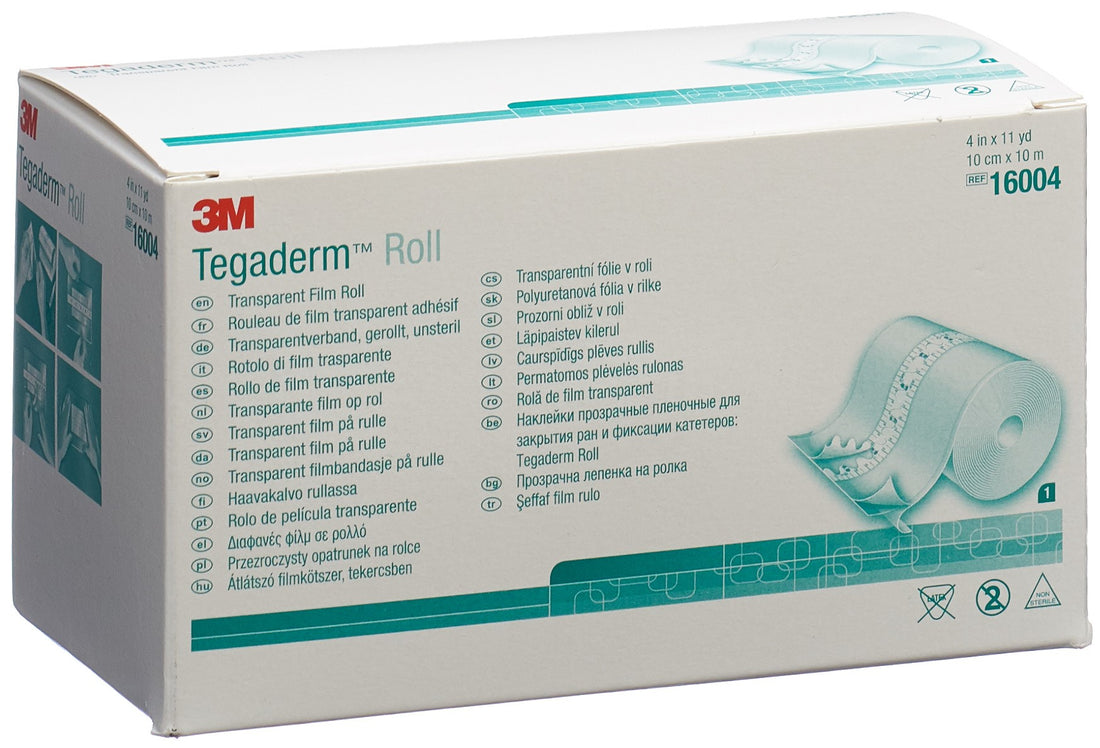 3M TEGADERM ROLL pansement vuln 10cmx10m transp