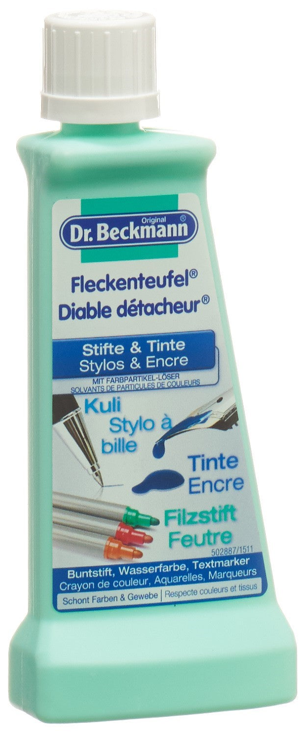 Dr. Beckmann Détacheur Stylos &amp; Encre 50ml | Taches Difficiles