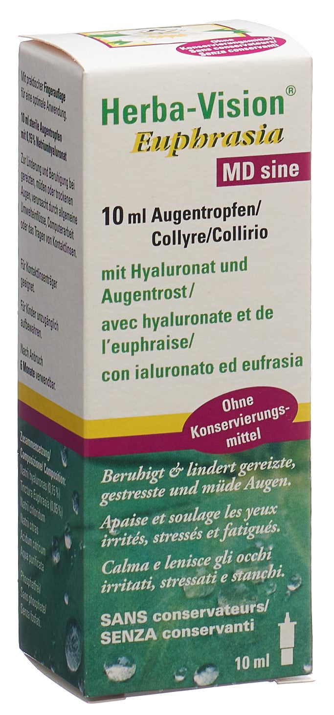 HERBA VISION Euphrasia Collyre Ophtalmique Apaisant 10 ml