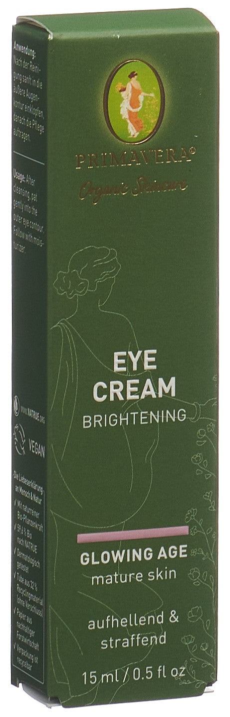 PRIMAVERA Crème Contour Yeux Éclat Anti-Âge 15 ml