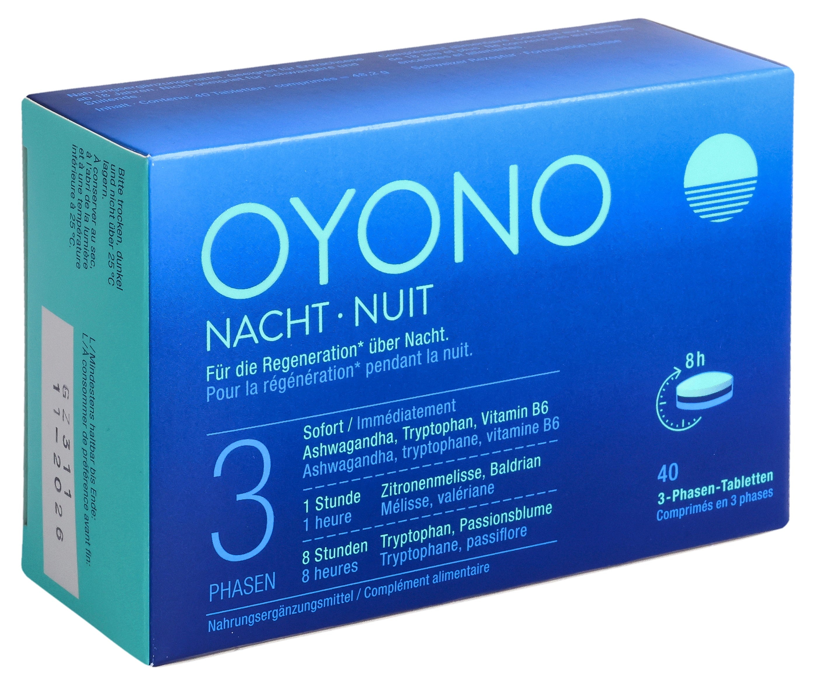 OYONO Nuit Sommeil Profond 40 Comprimés