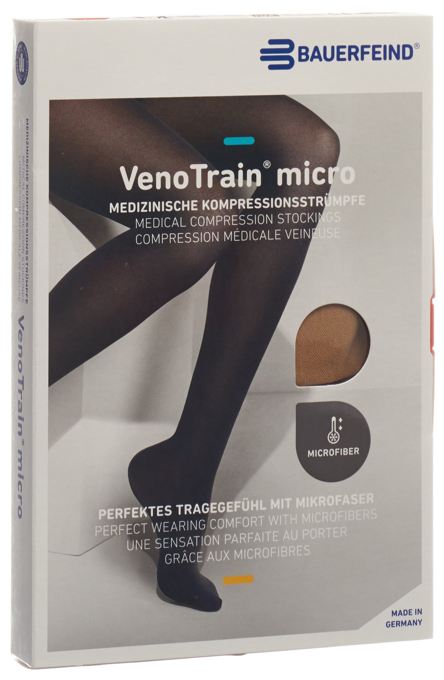 Bauerfeind GenuTrain S Compression Jambes L Noir 1 Paire