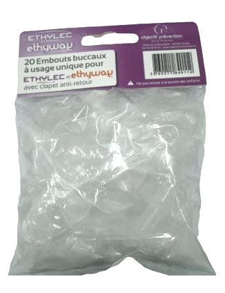 ETHYLEC Embouts Éthylotest Électronique 20 Pièces | Accessoire Essentiel