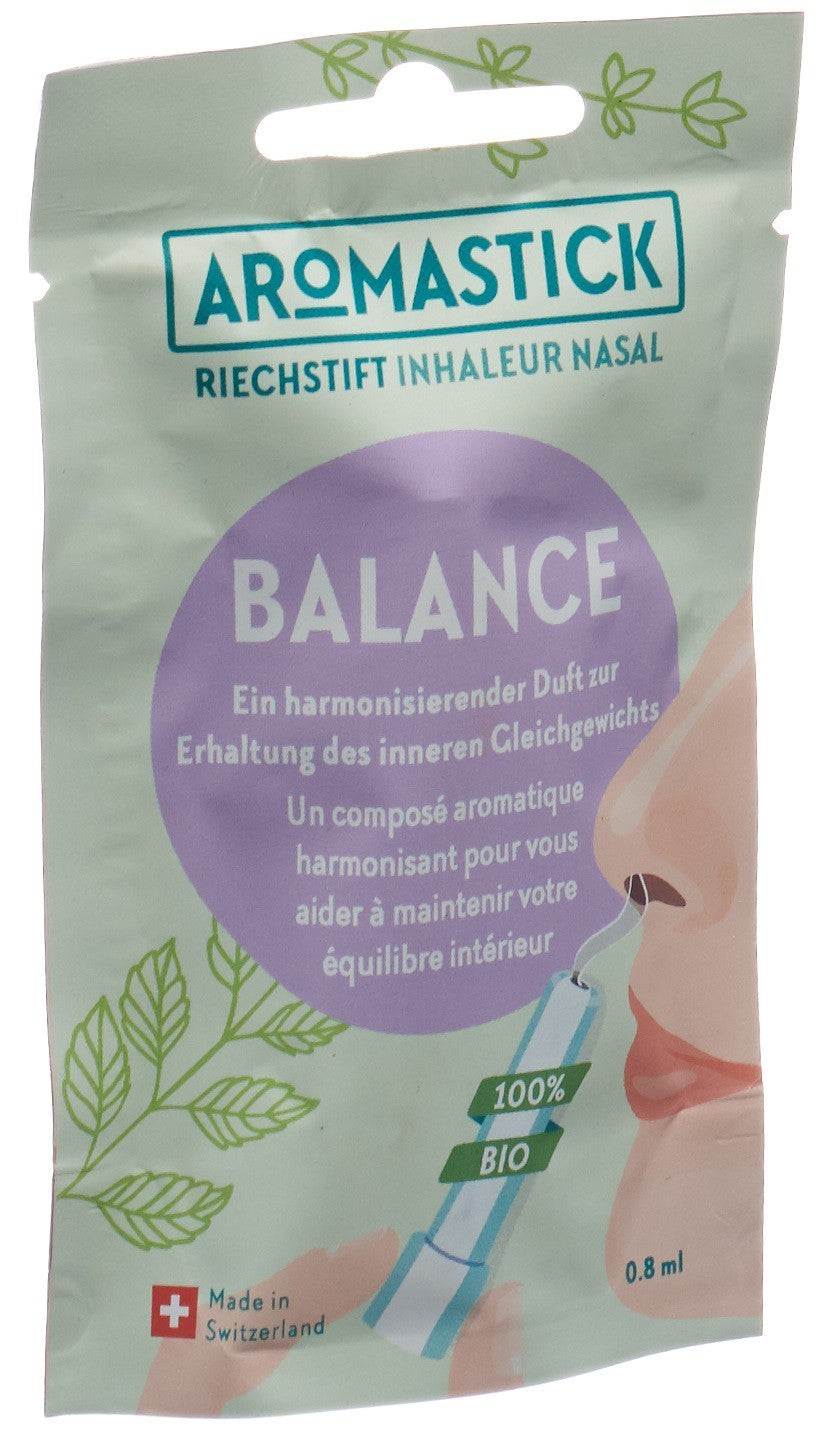 AROMASTICK Inhalateur Nasal Bio Balance - Bien-être Respiratoire | 1 Unité