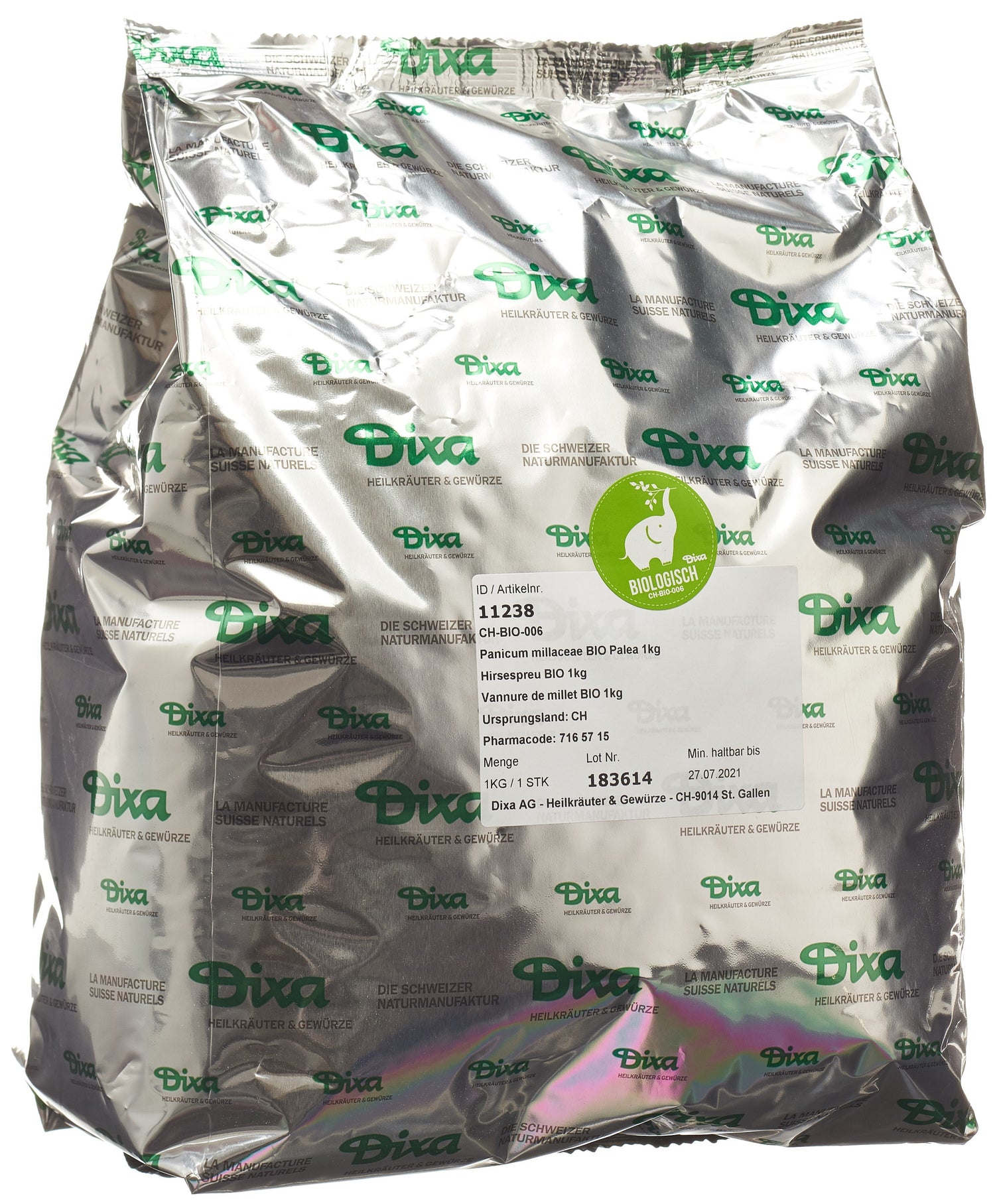 DIXA Millet BIO 1 kg | Aide à la digestion et bien-être intestinal