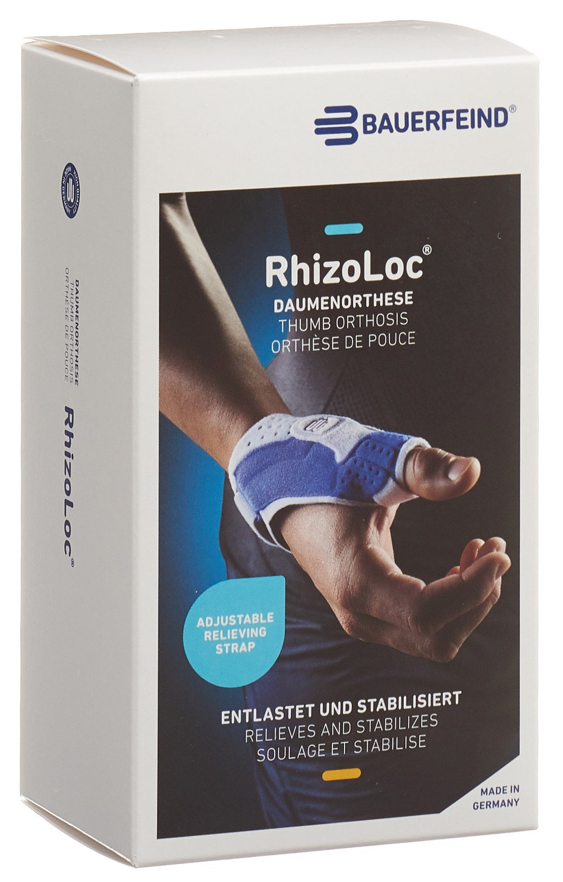BAUERFEIND RhizoLoc Orthèse Pouce Stabilisatrice Taille 2 | Soutien Douleur