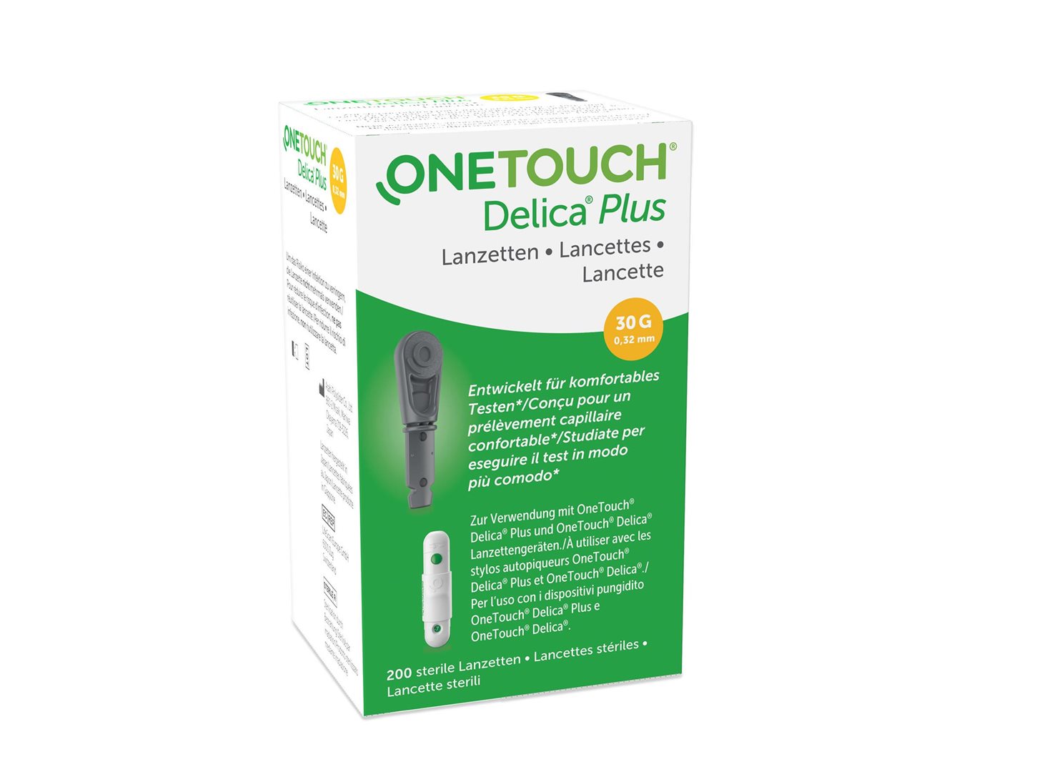 ONE TOUCH DELICA Plus Lancettes 200 Pièces | Confort &amp; Précision
