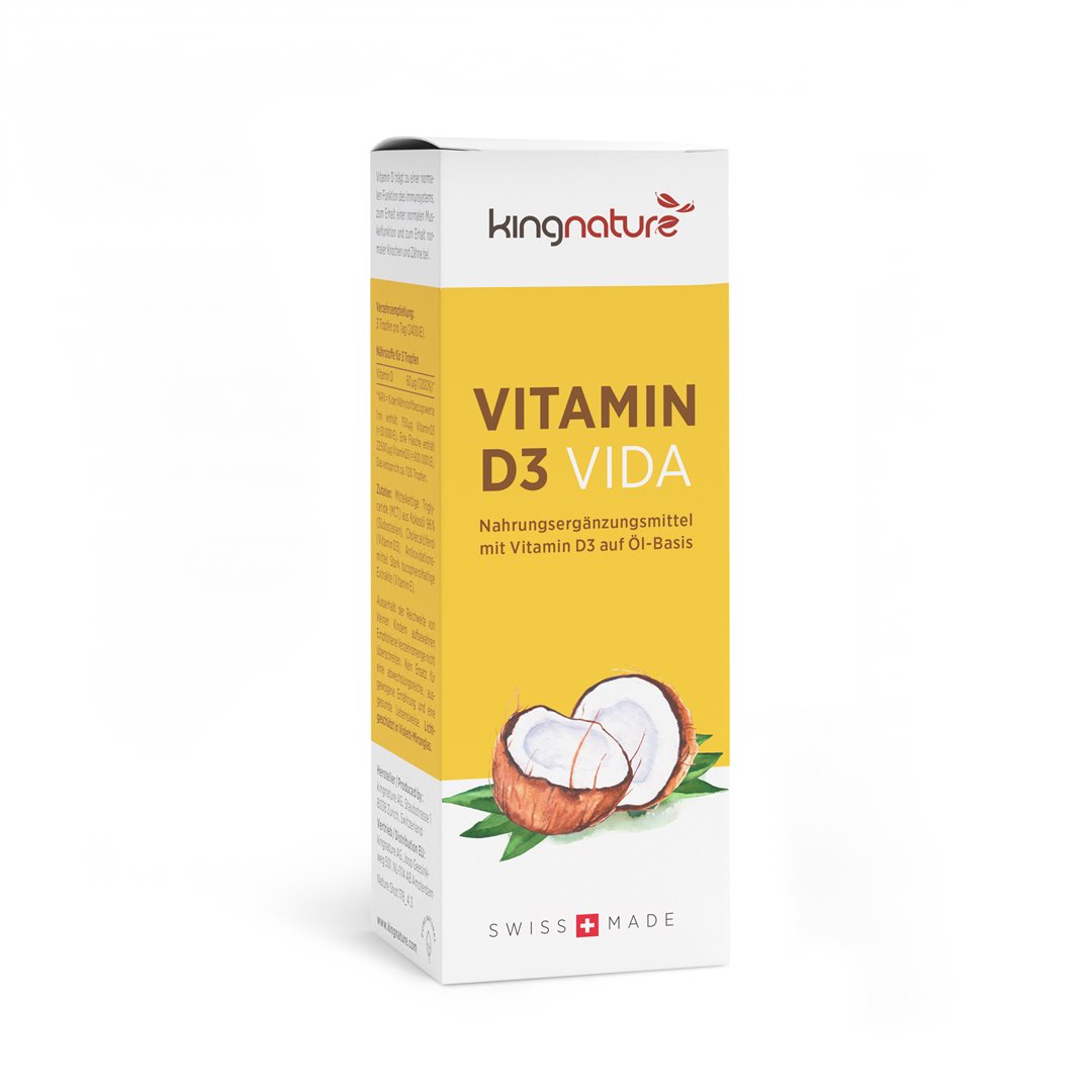 KINGNATURE Vitamine D3 Vida 30 ml | Complément Essentiel