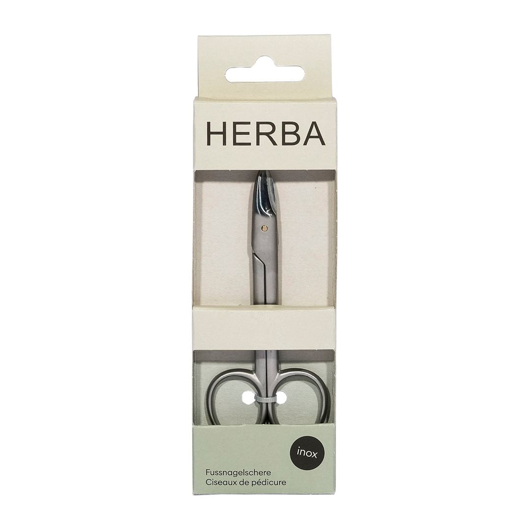 HERBA Ciseaux Pédicure Inox Professionnels | Coupe Ongles Pieds