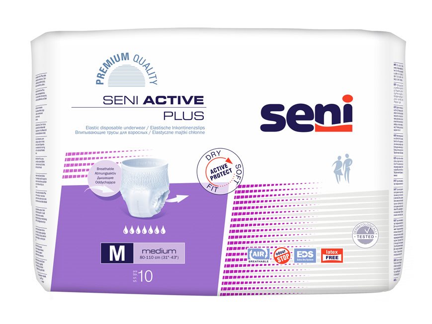 SENI Active Plus Pants Taille M 10 pièces | Protection Discrète