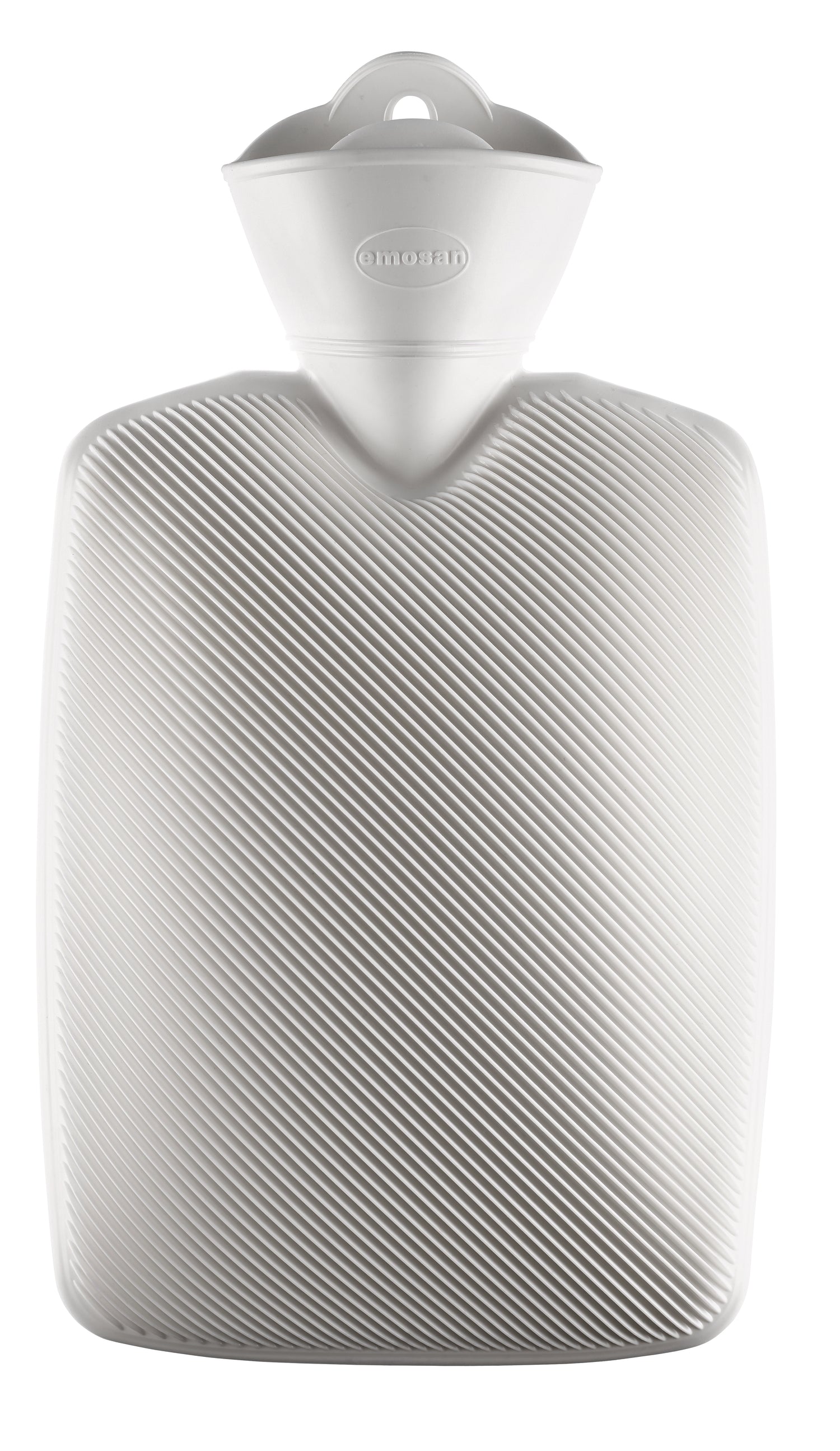 EMOSAN Bouillotte Demi-Lamelles Blanc : Confort Chaleur Apaisant | 2L