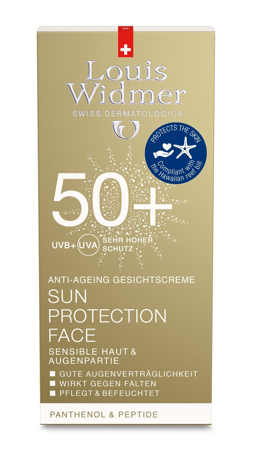 WIDMER sun protection face SPF50 parf 50 ml