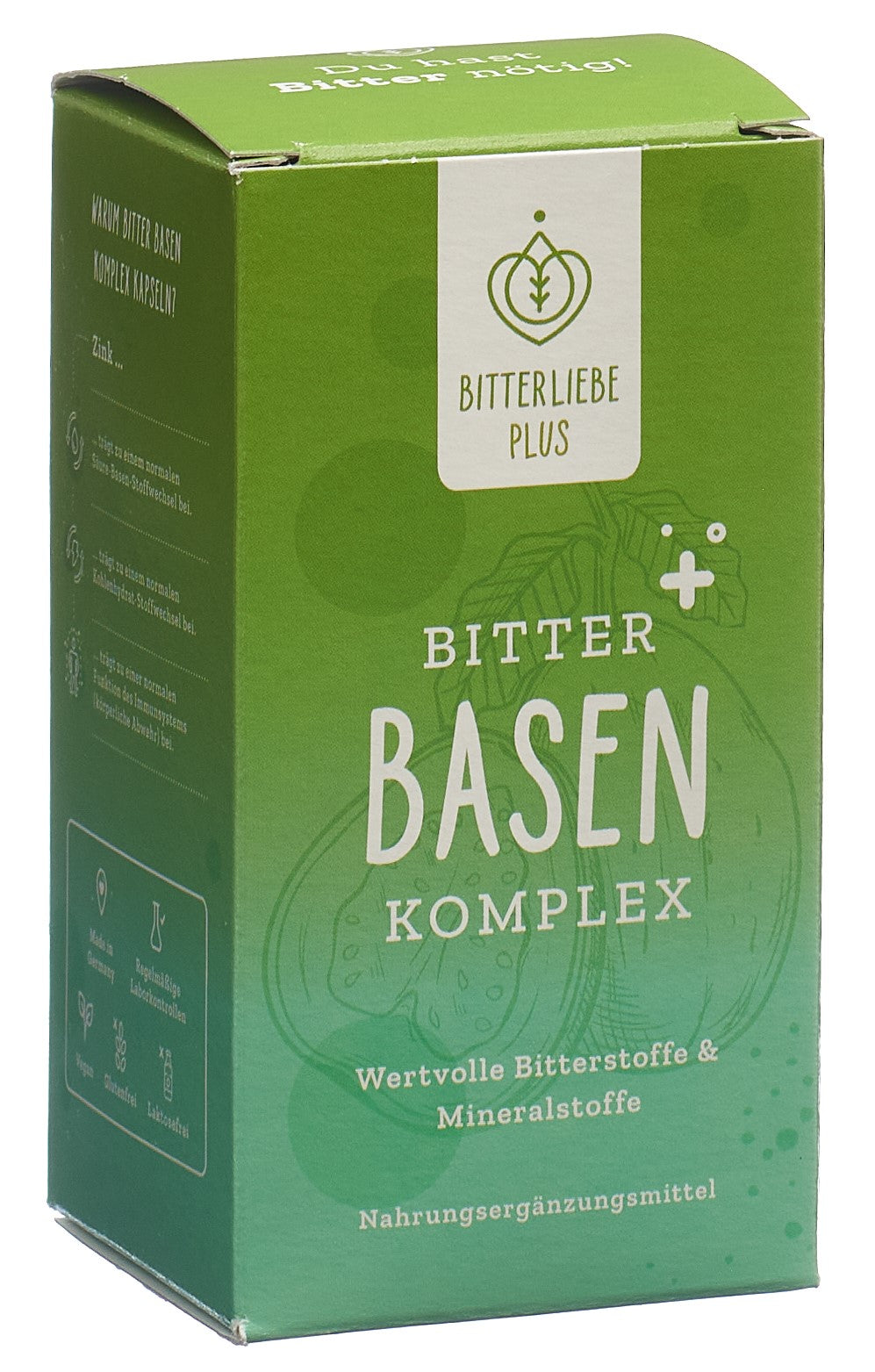 BITTERLIEBE Plus Basen Komplex 120 Capsules | Équilibre &amp; Vitalité