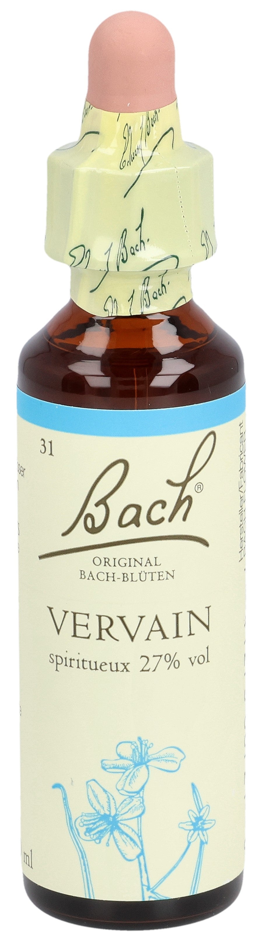 Fleurs de Bach Original Vervain 31 Sérénité 20 ml