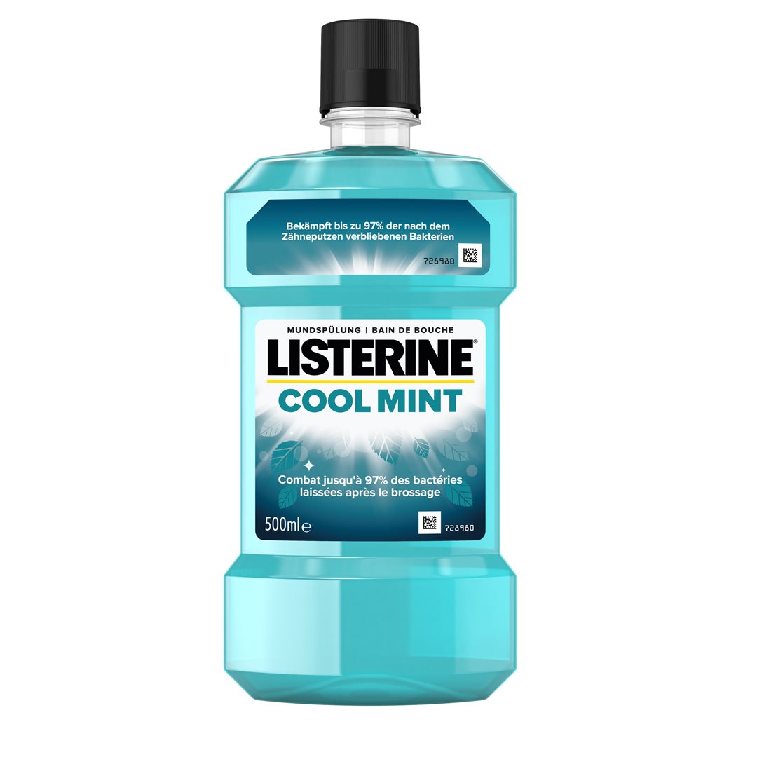 LISTERINE Coolmint Bain de Bouche Fraîcheur Intense 500 ml