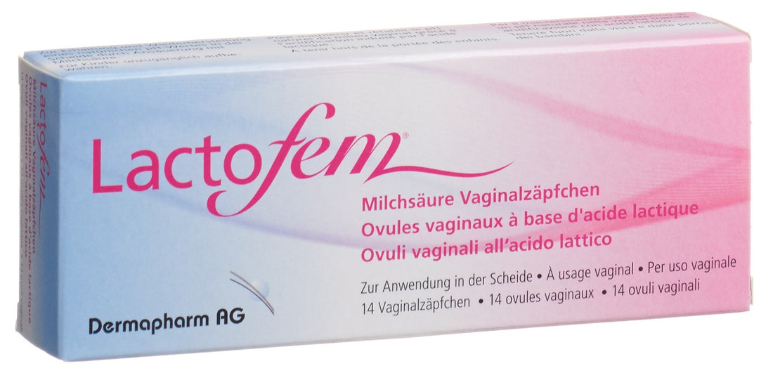 LACTOFEM Ovules Acide Lactique Équilibre Intime 14 Ovules