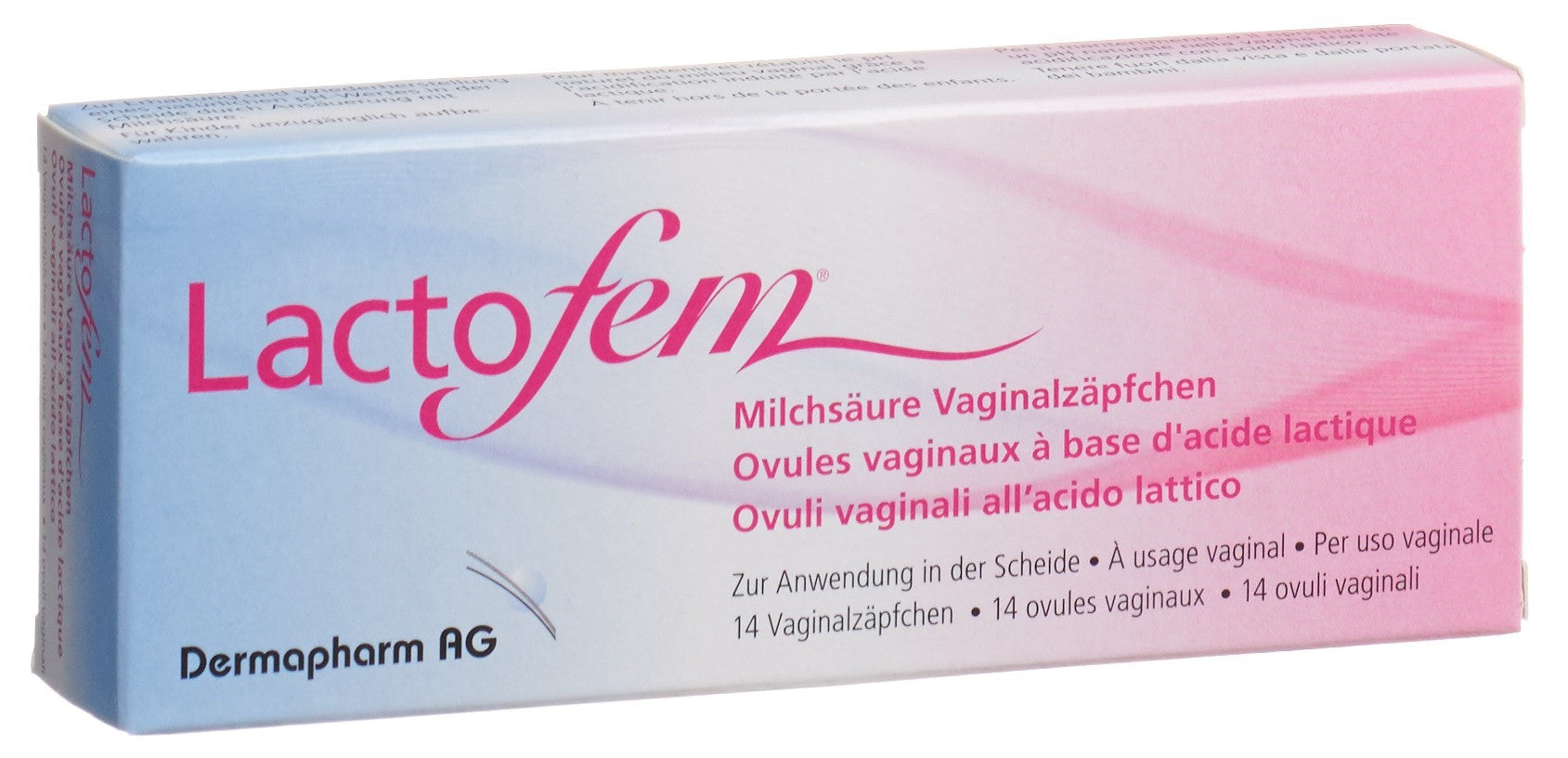 LACTOFEM Ovules Acide Lactique Équilibre Intime 14 Ovules