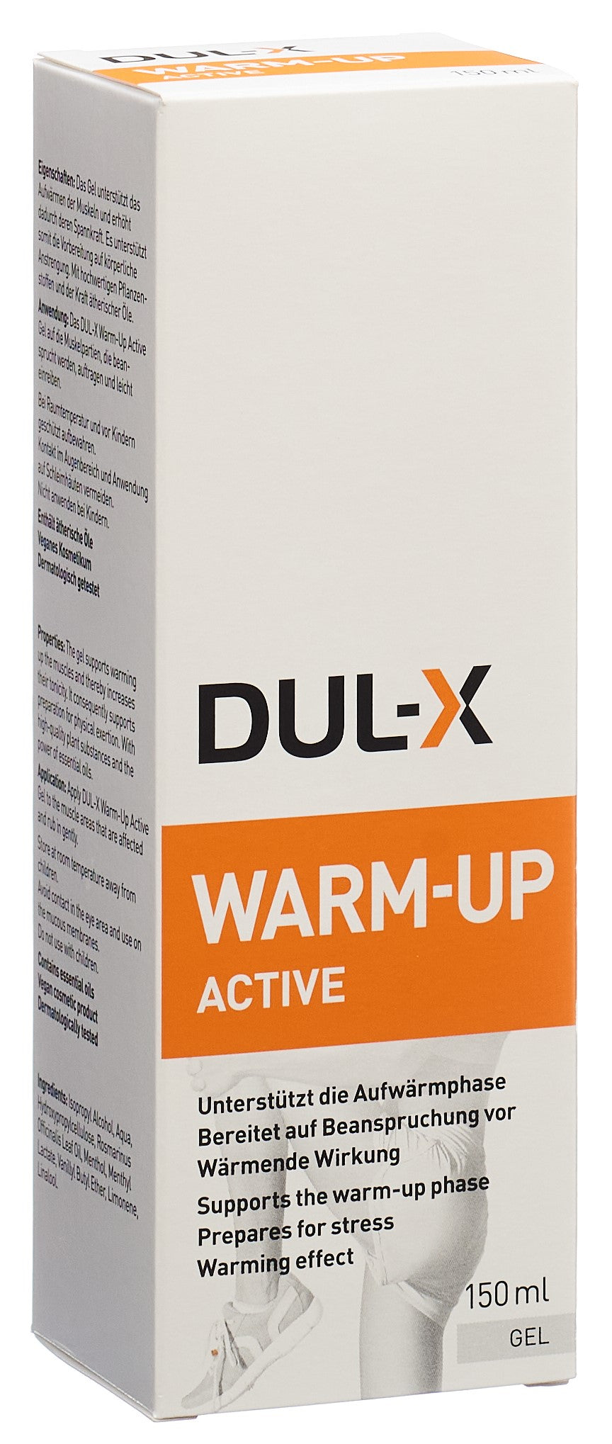 DUL-X Warm-up Gel Actif Préparation Musculaire 150 ml