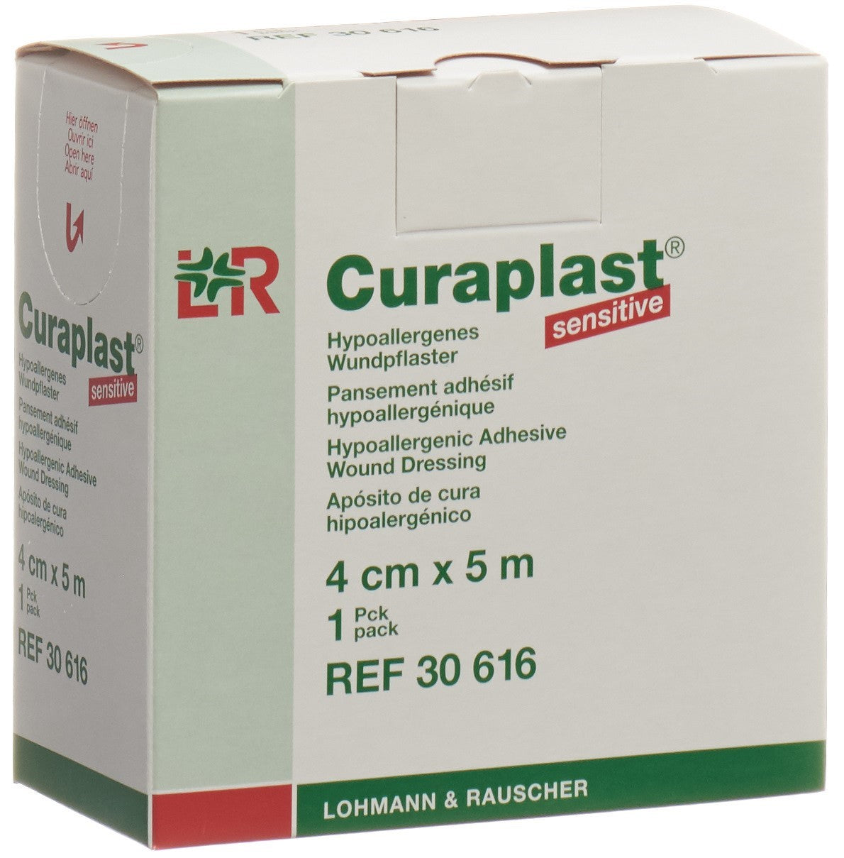 CURAPLAST Pansement Adhésif Peau 4 cm x 5 m | Confort &amp; Protection