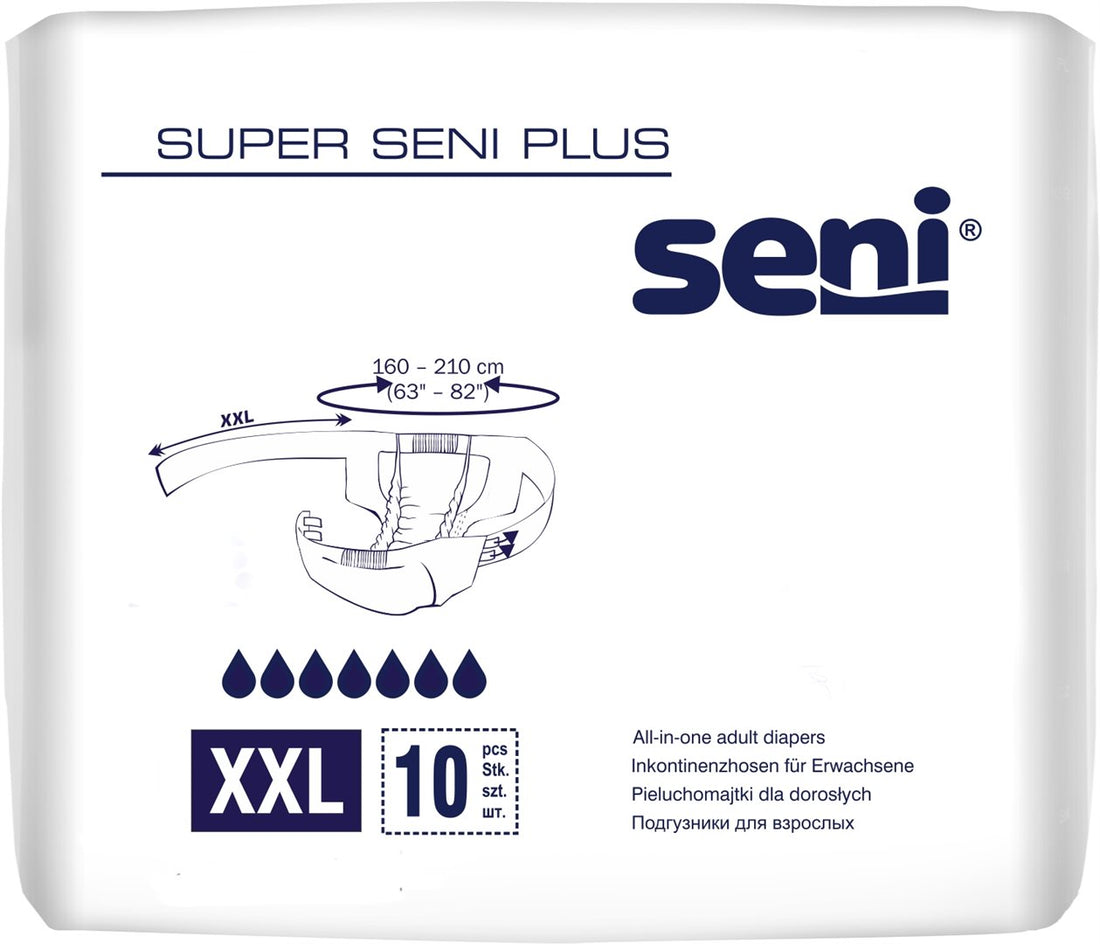 SUPER SENI Plus Changes Complets XXL 10 Pièces | Confort &amp; Sécurité