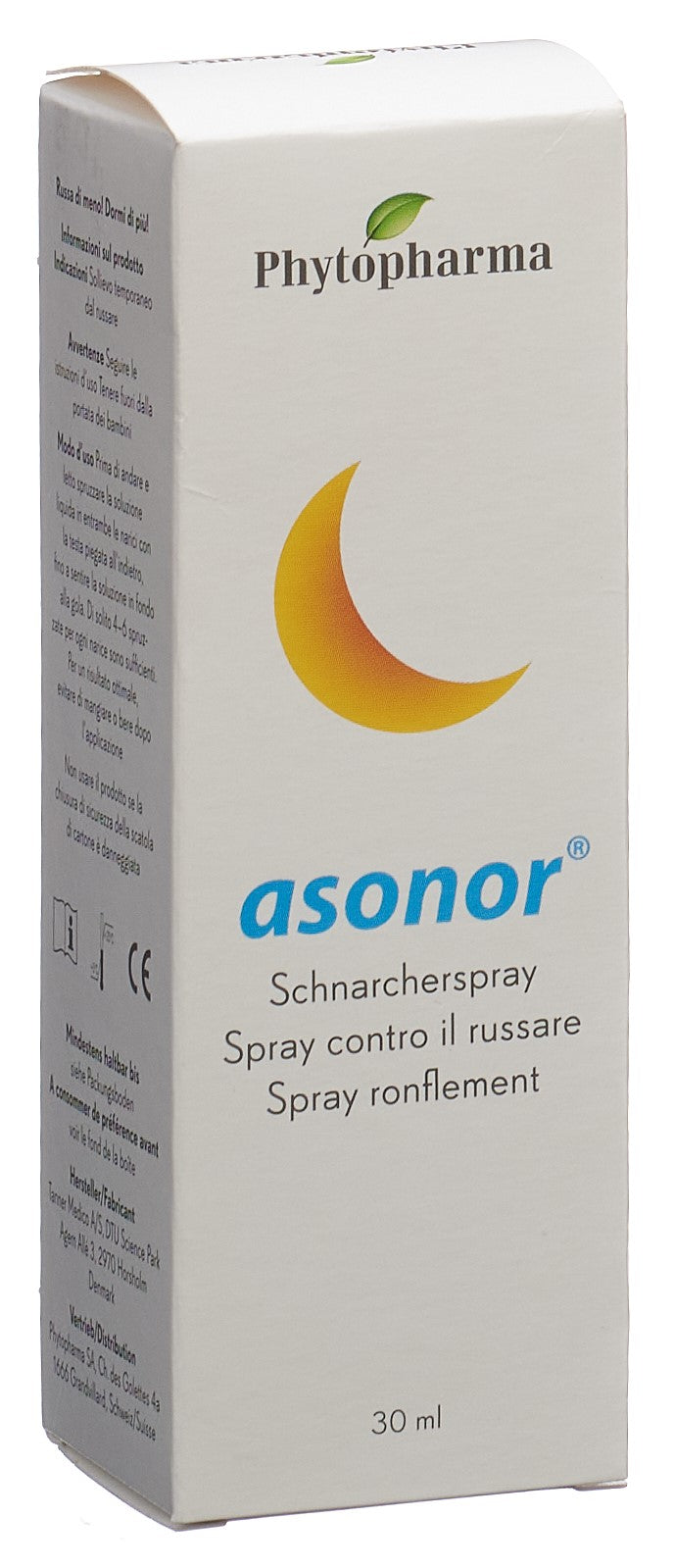 PHYTOPHARMA Asonor Spray Anti-Ronflement Efficace 30 ml