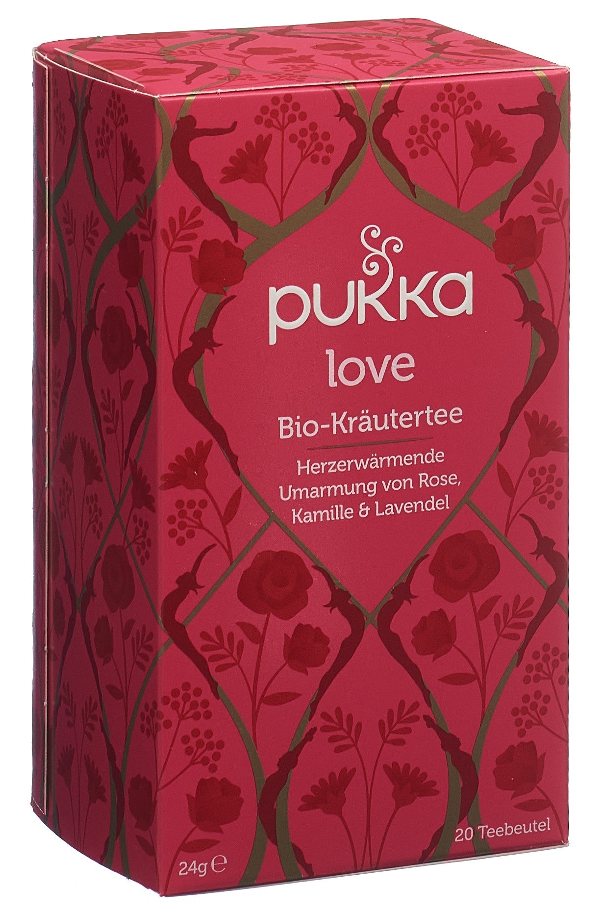 PUKKA Love Thé Bio 20 Sachets - Infusion Bien-être &amp; Amour
