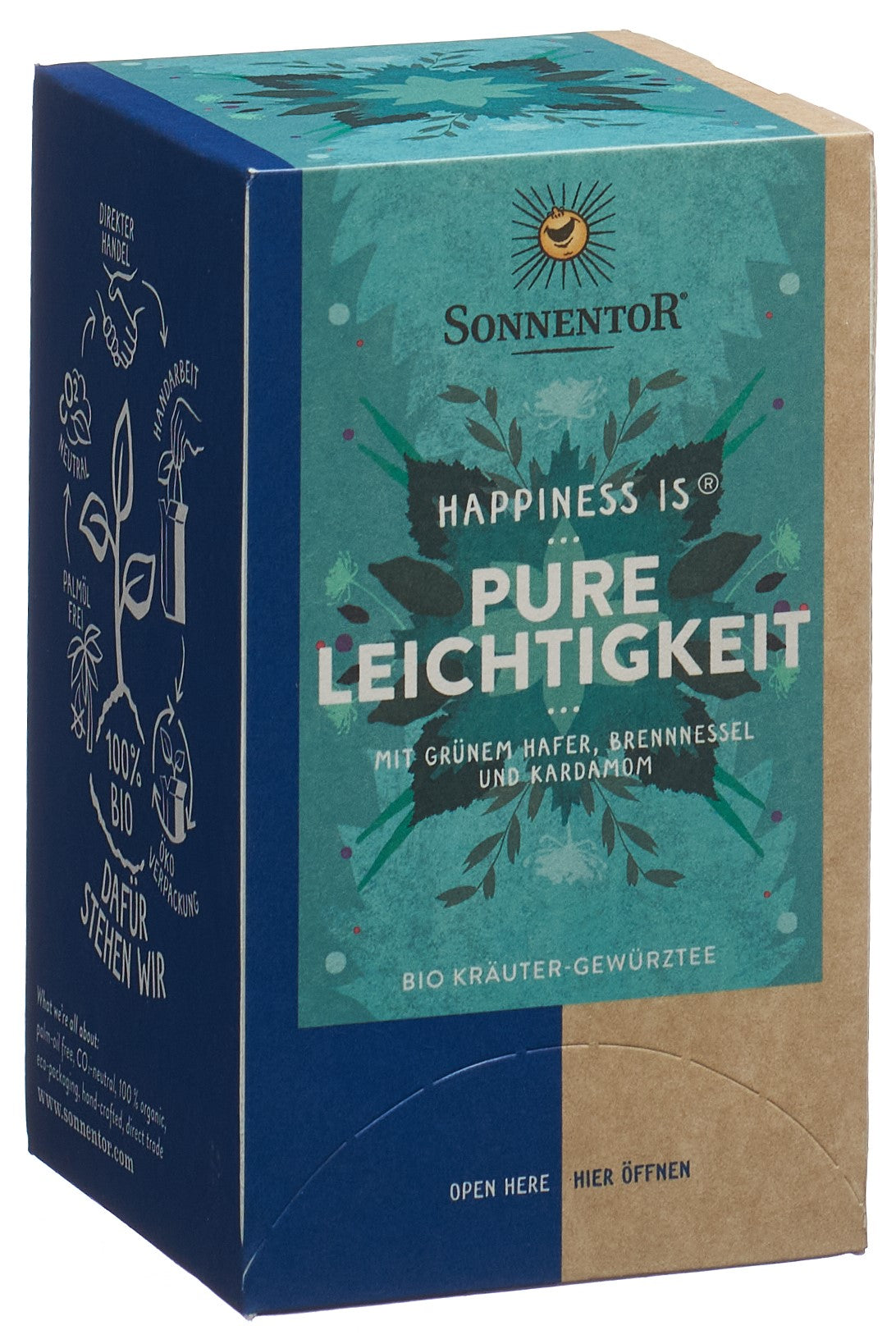 SONNENTOR Thé Bio Bonheur Léger 18 sachets | Bien-être &amp; Sérénité