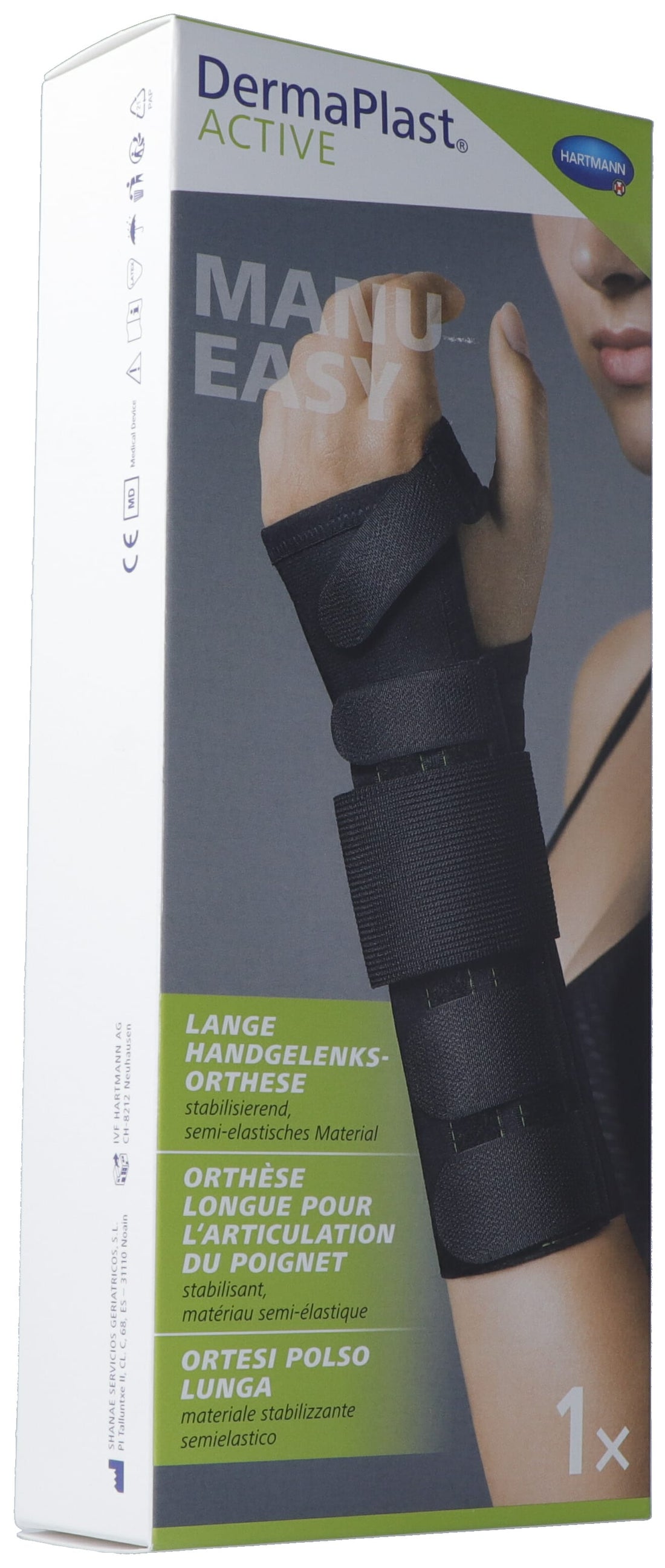 DERMAPLAST Active Manu Easy 2 Pansements Long | Confort