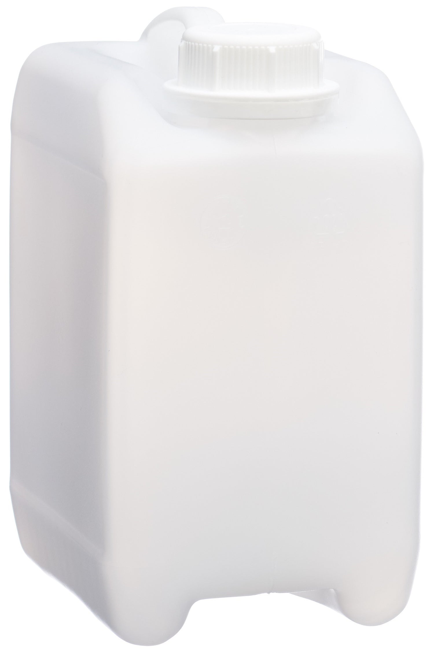 LOGO PLASTIC Bidon Carré PE Naturel 2 Litres | Stockage Sécurisé