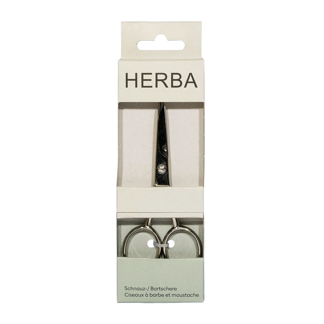 HERBA Ciseaux Moustache &amp; Barbe Précision 11.5cm | Soin Homme