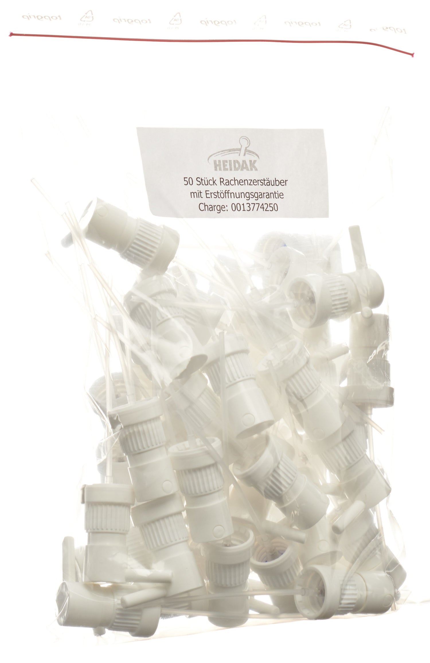 HEIDAK Vaporisateur Buccal Fermeture Garrot 50 Pièces | Soin Efficace