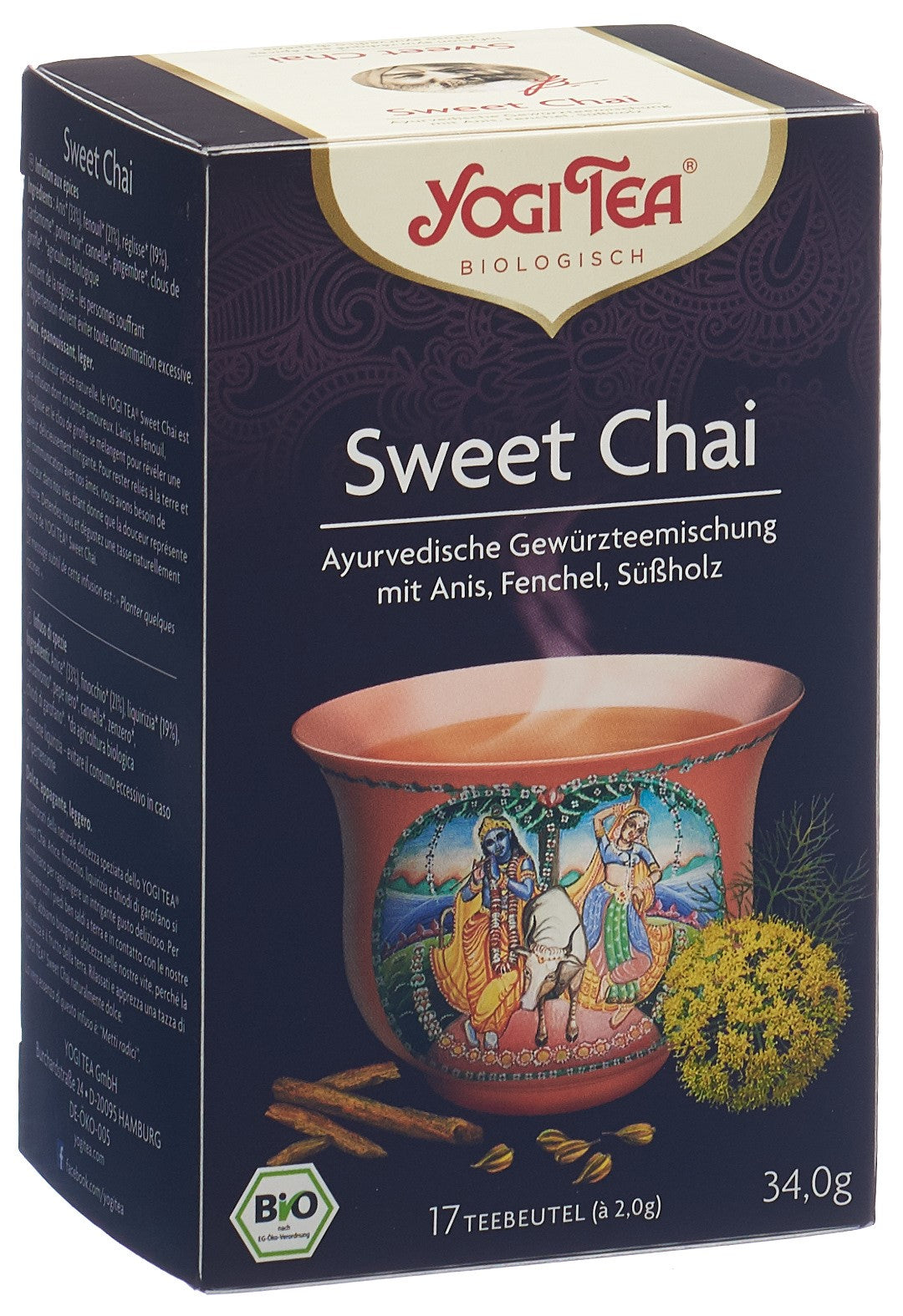 YOGI TEA Sweet Chai 17 sach 2 g