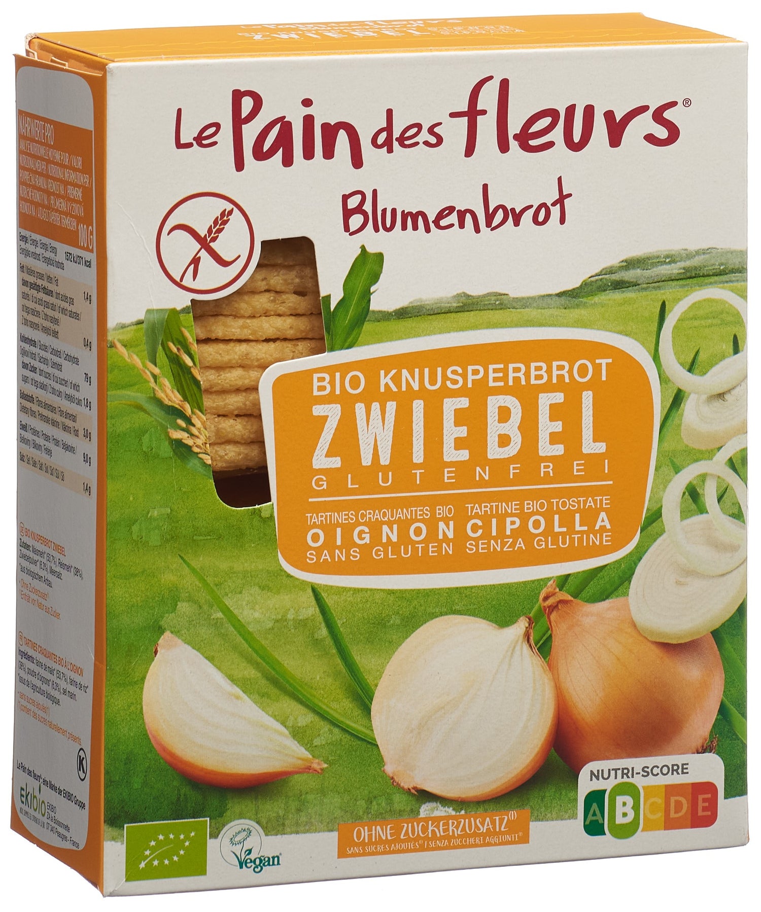 Le Pain des Fleurs Apéritif Oignons Sans Gluten 150 g