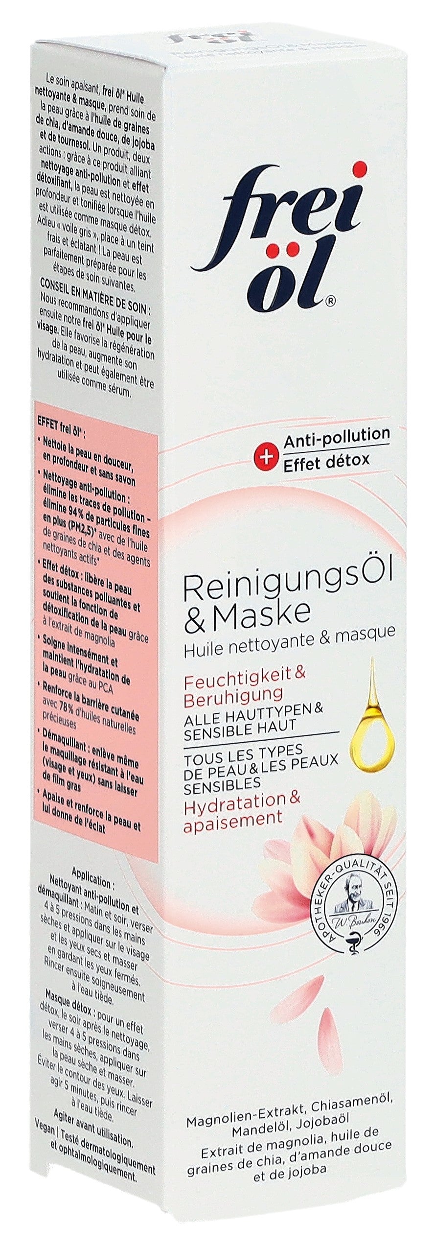 FREI ÖL Huile Nettoyante &amp; Masque Peau Sèche 100 ml