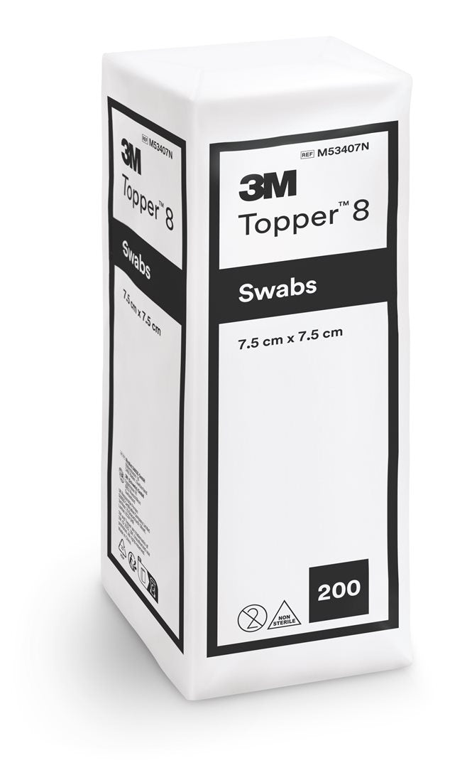 TOPPER Compresses Non Stériles 5x5cm 200 Pièces | Soin &amp; Protection