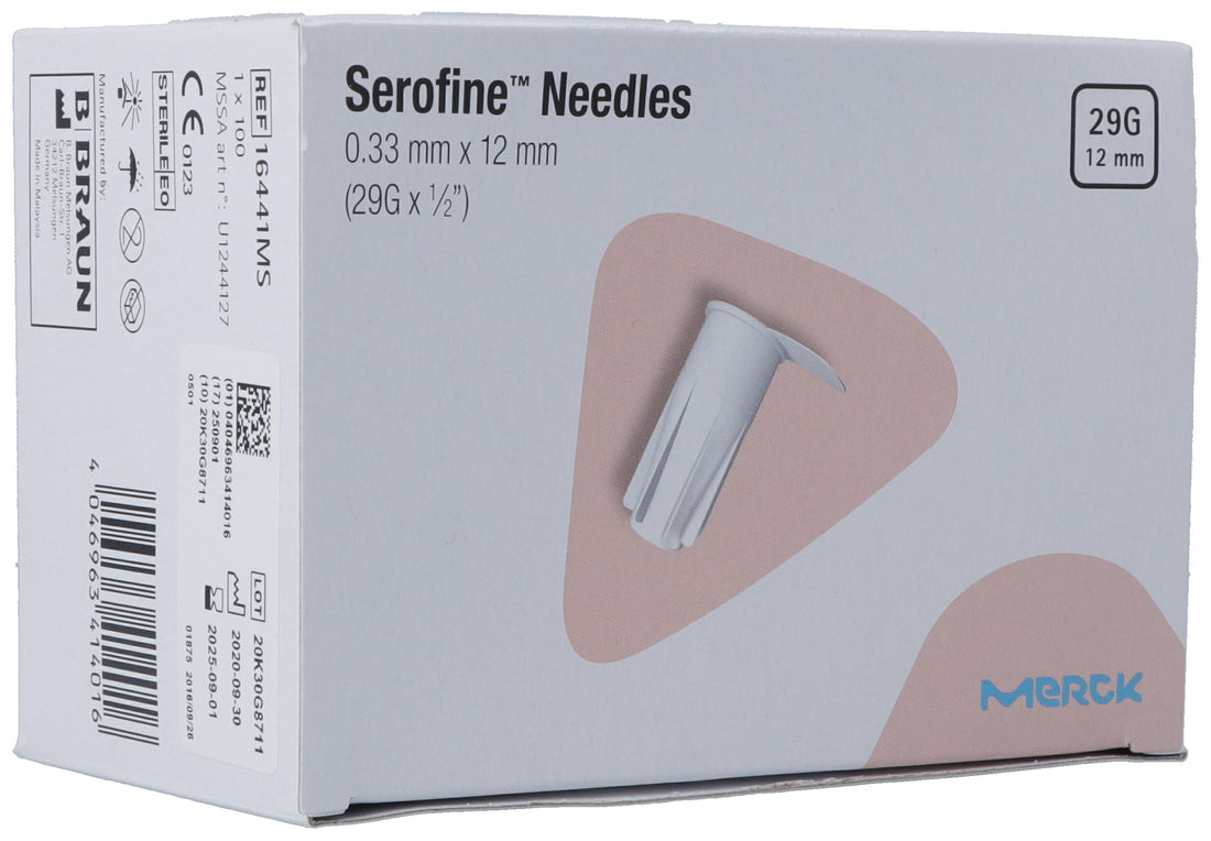 SEROFINE Aiguilles Easypod Auto-Inject 29G 100 Pièces Confort