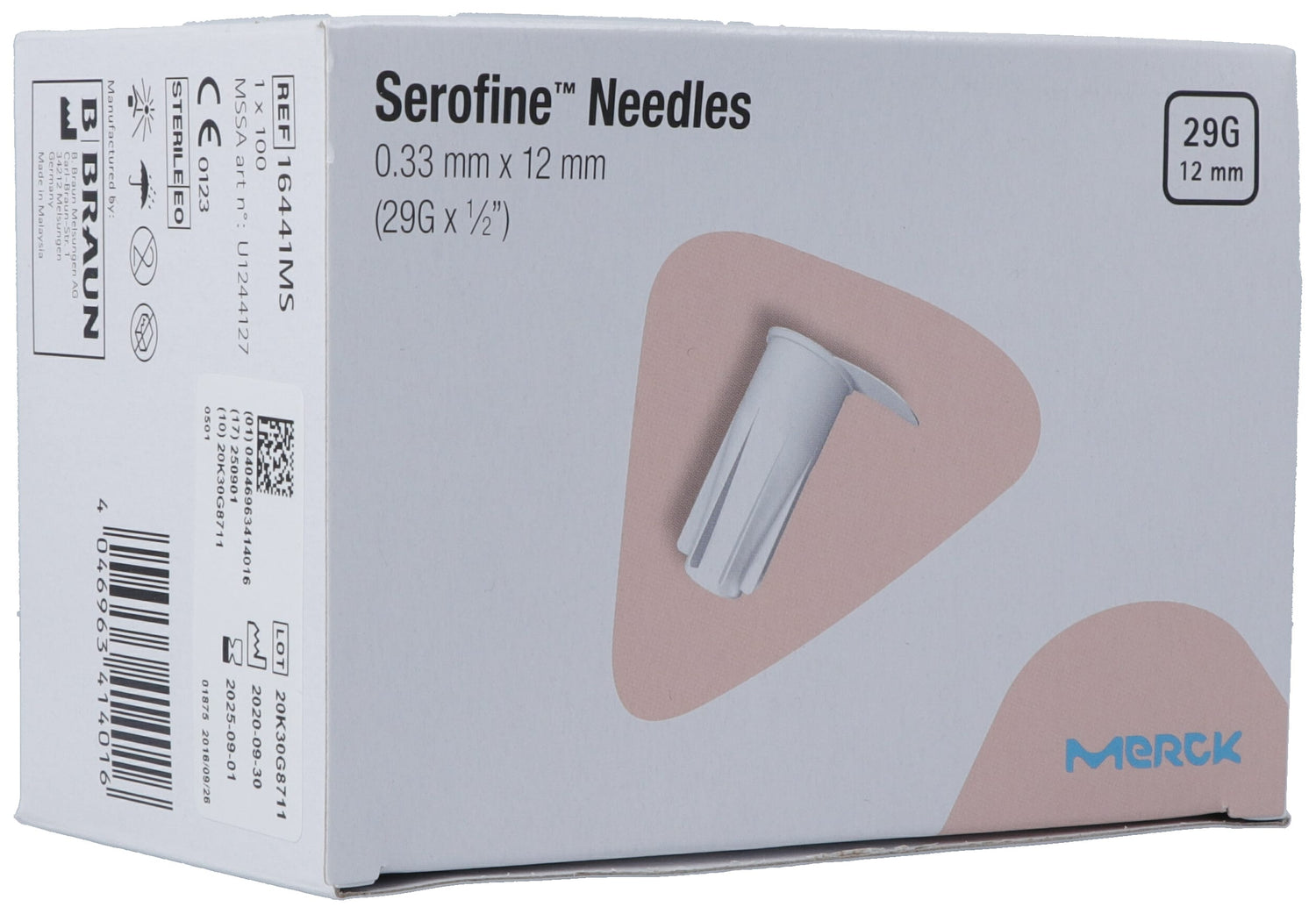 SEROFINE Aiguilles Easypod Auto-Inject 29G 100 Pièces Confort