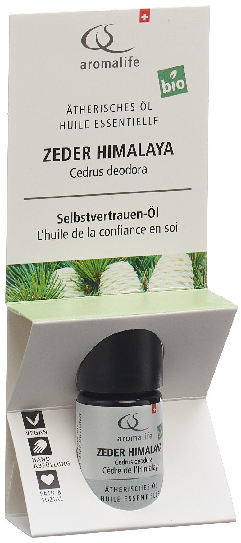 AROMALIFE Huile Essentielle Cèdre Himalaya BIO 5 ml | Purifiante