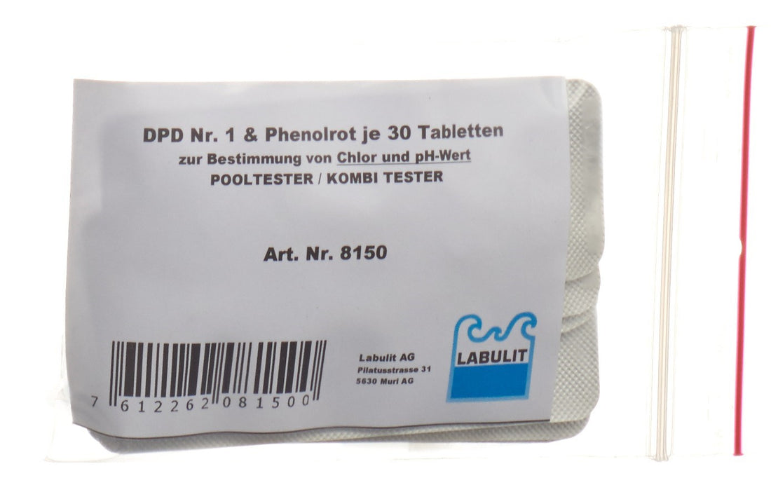 LABULIT Testeur Piscine Chlore &amp; pH Recharge | 60 Tests