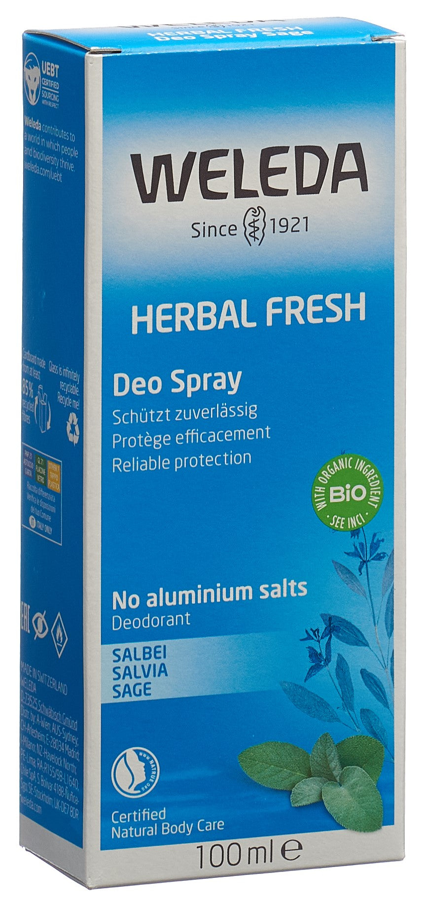 WELEDA déo spray salvia 100 ml