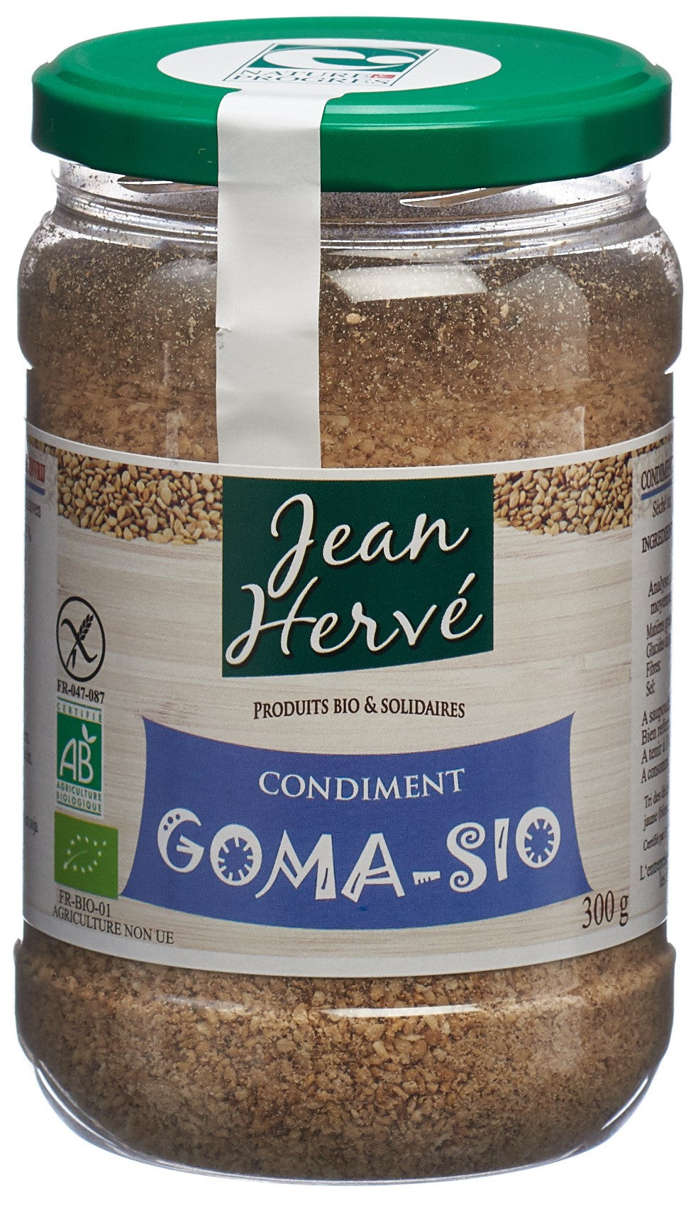 JEAN HERVE Gomasio Bio 300 g | Aide Digestion &amp; Transit
