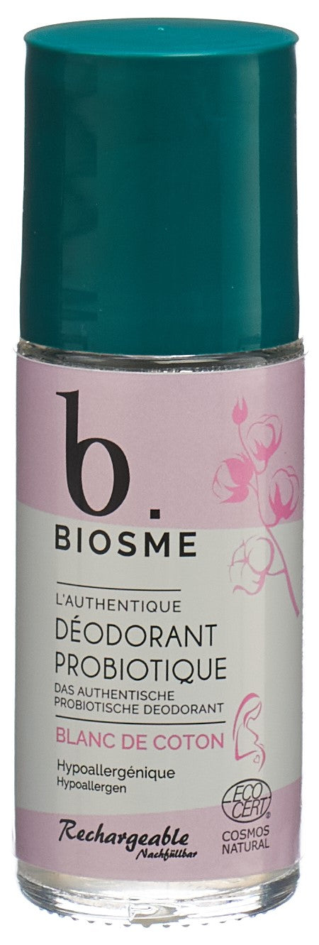 BIOSME Déodorant Probiotique Roll-on Douceur Coton 50 ml